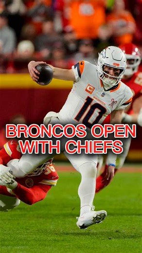 Broncos vs. Chiefs On Monday Night Football To Open The Season! #broncos #nfl