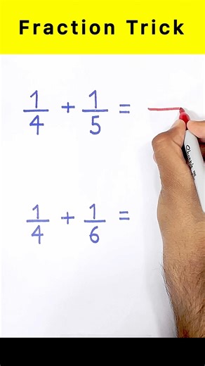 Maths Fraction Trick 👍 || Maths Nice Trick || #maths