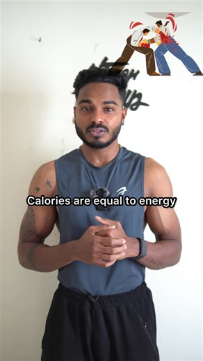 N A V E E N on Instagram: "Calories are math, not emotion. Description:Calories ni villain laga treat chestunnaru. But calories math — emotions kaadu. Healthy food ani blind ga tinte fat loss aagipothundi. Weight loss kavala ante quality food + quantity control compulsory. Simple basics follow chesthe confusion automatic ga pothundi. 👉 Follow for simple fitness clarity. 👉 Save this if fat loss confuse chesthundi. #calories #fatlossindia #diettruth #nutritiontips #telugufitness"
