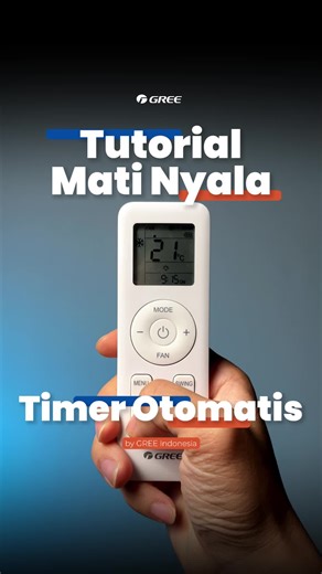 Cara aktifin fitur Timer On & Off otomatis di AC~ Fitur Timer Otomatis di AC GREE ini bikin penggunaan AC di rumah jadi makin efisien dan efektif, tidak ada energi yang terbuang karena kamu lupa mematikan atau kelamaan menyalakan AC. Tulis di kolom komen kamu mau tips apa lagi! Follow Gree Indonesia untuk konten insightful dan menarik lainnya #tips #airconditioner #inverter #rumahbaru #GreeIndonesia #homeappliances
