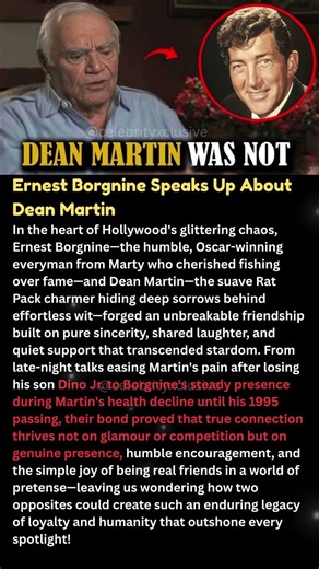 Ernest Borgnine Speaks Up About Dean Martin #shorts