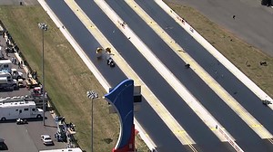 Double the #WildWednesday during the 2010 #4WideNats as both Matt Hagan and Jeff Diehl Racing blew the bodies off their Funny Cars in qualifying. 🎟: http://bit.ly/2019RaceTix. | NHRA