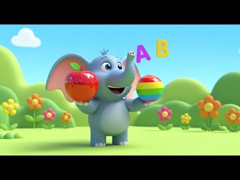 The Elephant Who Sang the ABC | Alphabet Learning Song for Kids
