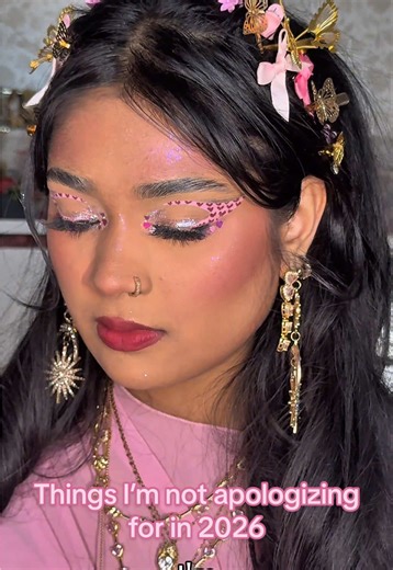 Things I’m not apologizing for anymore . What are yall leaving behind ? 💕 @Morphe Cosmetics @Unicorn Snot @Half Magic by Donni Davy @Hard Candy @essence.cosmetics @Glow Recipe @dermalogica @Clear Start @Armani beauty @Maybelline NY @Urban Decay Cosmetics @🇬🇧MADEBYMITCHELL🇬🇧 @NYX Professional Makeup @L’Oréal Paris @senstudios2025 #alinasmakeup #alinacore #princess #maximalism #motivation