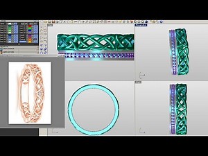 How to make Celtic ring pattern in matrix and rhino