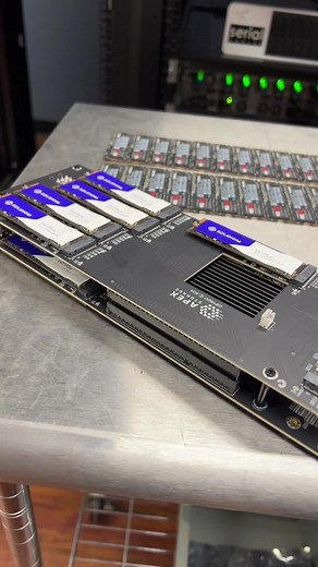 We may have a small SSD addiction. Which set of 21 do you want? 999 Pro is fast but the QLC Solisigm are affordable. #sad #pcbuilds #computers.