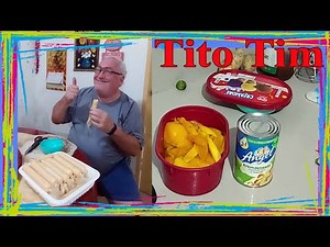 Making Filipino Mango Ice Candy with Recipe