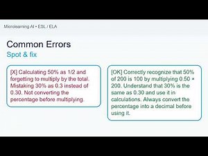 Ratios and percentages