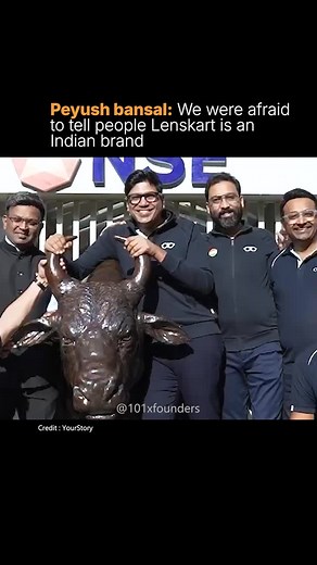 Lenskart was once hesitant to call itself an Indian brand while opening its first Singapore store. They feared customers would judge the label before the product. But once people experienced the quality, the doubt disappeared - and the expansion took off. For daily founder tips and insights Follow: @101xfounders | 101xfounders