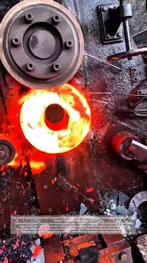 Industrial Ring Pressing – Hot Steel Forming Process Explained!