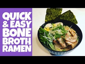 Quick & Easy Real (Australian Bone Broth Co) Bone Broth Ramen (instructions below)