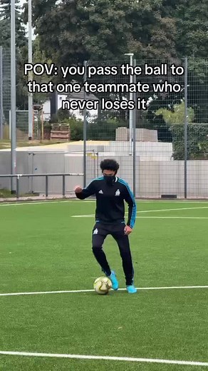 Tag that teammate. #football #soccertiktok #soccerskills #foryou #footballtiktok #soccercontent
