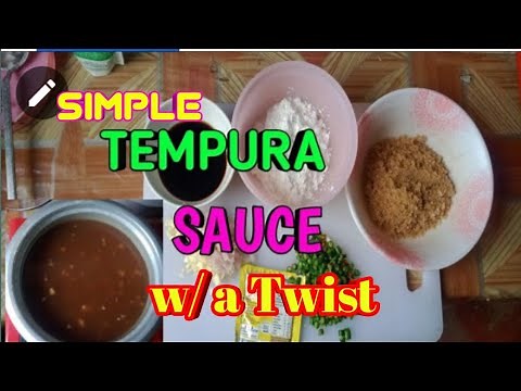 Paano gumawa ng TEMPURA SAUCE?Gawin niyo ito sobrang sarap talaga! //Poknoy Official//
