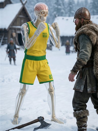 E SE UM BOXEADOR ACORDASSE NA ERA VIKING? #viking #boxe #luta