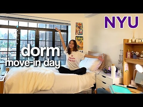 MOVE-IN TO COLLEGE WITH ME *NYU move-in day vlog*
