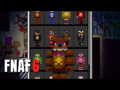 FNAF 6 Skin Packs | Minecraft