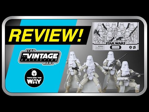 Star Wars The Vintage Collection Snowtrooper 4 Pack Review!