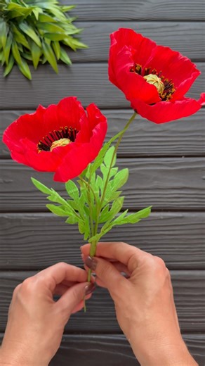 WoW! Easy Crepe Paper Flower DIY Decoration Craft Idea