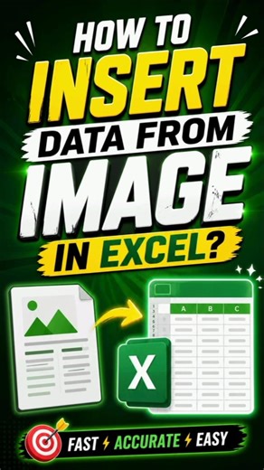 How to Insert Data from Image in Excel? | Its a Magic!