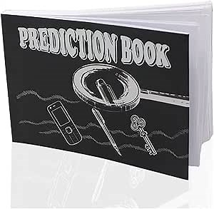 Fun Magic Trick Prediction Book, Predict Your Heart, Magic Flip Book, Paper Toy, Simple Magic Tricks for Youth, Unique Novelty Toys Amusements, Magic Prop Books for Adults