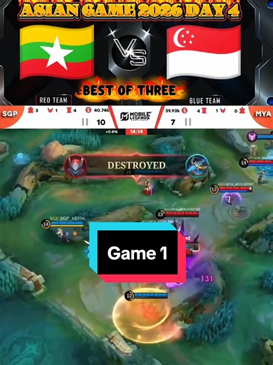 Mya vs SGP Game 1 — Myanmar vs Singapore MLBB Highlights