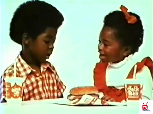 1970s Rodney Allen Rippey TV commercial promoting Jack in The box hamburgers