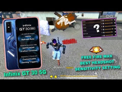 (Infinix GT 30 5G) ⚡Free Fire Headshot Sensitivity Setting ⚙️ 2026 Best Game 🎮Sensitivity Free Fire