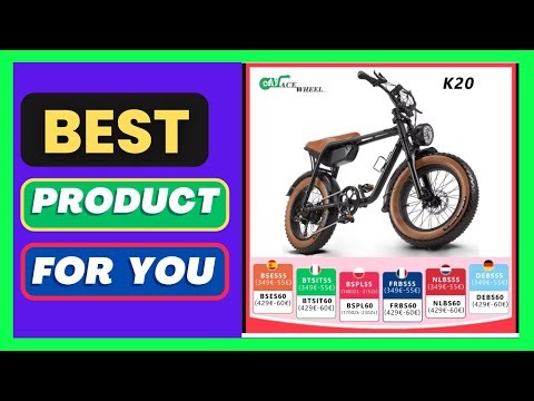 CMACEWHEEL K20 Electric Bike 20“ Fat Tire E-bike 48V 15Ah B