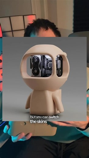 I’m building a modular PC case with swappable character skins. #PCBuild #CustomPC #Modding #TechTok #GamingSetup