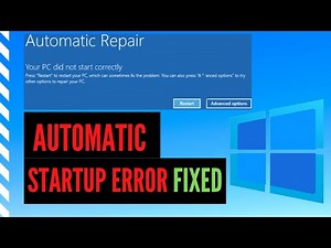 How to fix Windows 10 Automatic Repair Loop | Windows 10 startup repair 2021 (6 Easy Methods)