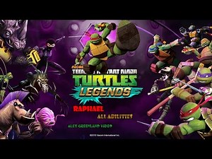 TMNT Legends - Raphael - All Abilities