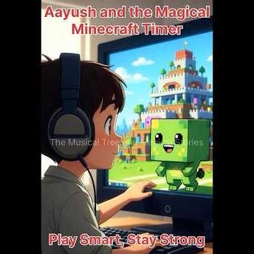 🎮⏱️Aayush and the Magical Minecraft Timer| Play Smart, Stay Strong! |माइनक्राफ्ट #shorts #ytshorts