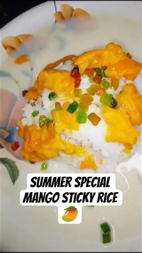 Mango sticky rice 🥭#shorts