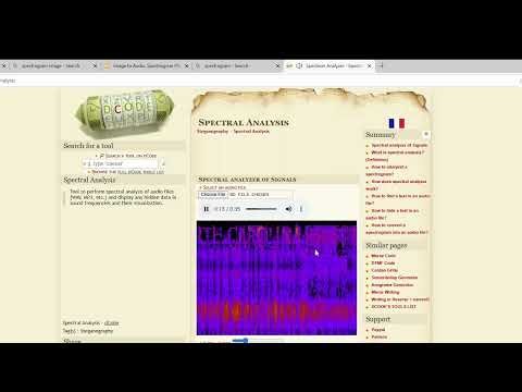 Spectrogram Image shows North Carolina writen. (Sarah's house tycoon)