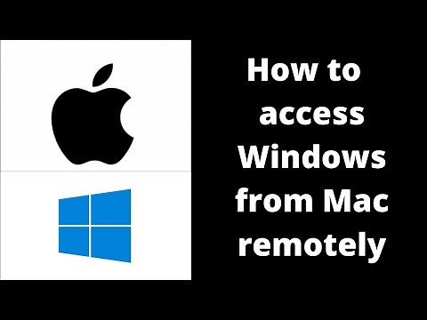How To Access Windows PC From Mac Remotely