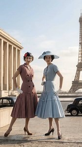 Paris in the 1950s — Colorized in Motion 🇫🇷✨⁠ ⁠ Cafés in full swing.⁠ Tailored coats along the Seine.⁠ Cinema lights glowing at dusk.⁠ ⁠ A glimpse of postwar Paris — elegant, romantic, alive.⁠ ⁠ Music 🎵 “1950s Paris in Motion” — available on our website.⁠ ⁠ #1950s #Paris #VintageFrance #MidCentury #VintageMemories66 | Vintage Memories 66