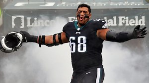 Jordan Mailata unmasked on The Masked Singer