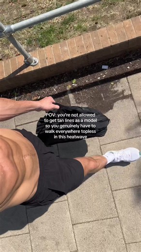 I feel mad exposed but it has to be done 😭😭😭 #modellife #modelling #ukheatwave