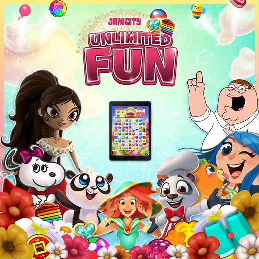 5.8K views · 167 reactions | Jam City’s Unlimited Fun is here!  Starting today at 12pm PST collect you can Spring through levels with unlimited gifts. Play Panda Pop or any of your other favorite Jam City games featured in this video and claim your gifts!  #JamCityUnlimited | Panda Pop | Facebook