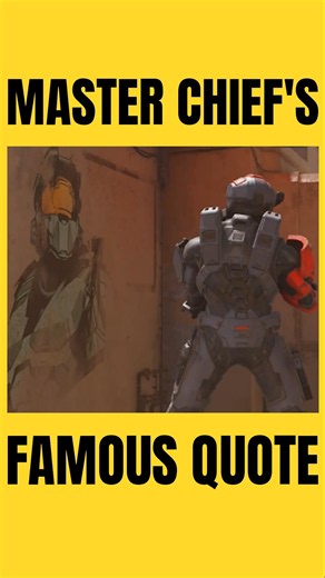 Master Chief's World-Famous Quote #halo #haloinfinite #halomachinima #halocampaignevolved #machinima