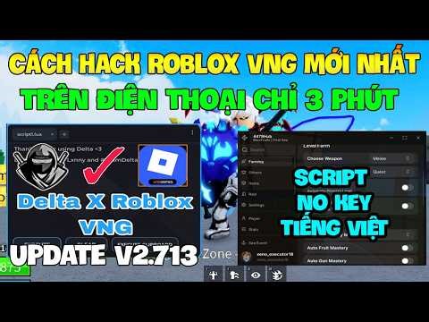 Cách Hack Roblox VNG Blox Fruit Trên Đt, Ios Và Pc - Cài Delta x VNG Update v2.713 Và Script New