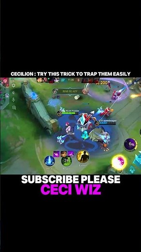 CECILION : TRY THIS TRICK TO TRAP THEM EASILY | TOP GLOBAL CECILION - MLBB