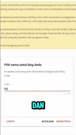 Cara Membuat Blog Secara Gratis