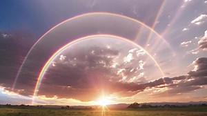 Download A moment of awe and wonder as the sky is painted with a stunning display of circumhorizontal arcs for free