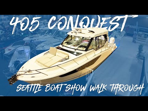 Boston Whaler 405 Conquest with TRIPLE 600 Horsepower Mercury's!