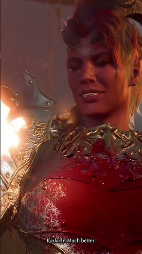Baldur's Gate 3 Patch 7: [Spoilers]: Karlach's Badass Yet Out of Character Evil Ending #shorts