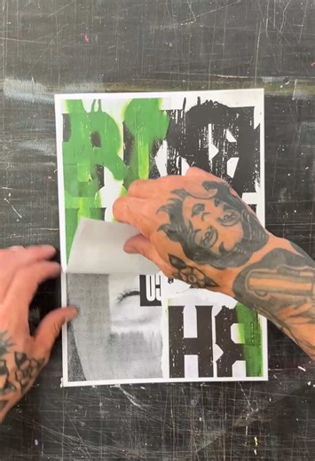 Collage Art Process Clip: Creating from Melbourne CBD