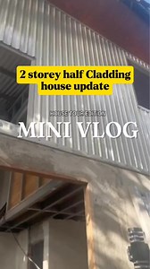 2 storey half Metal Cladding, half Conrete house update design and ideas. #viralpost2025シ #fypreelsシ゚viralシ #fypviralシ #fyp #HomeImprovement #makeitviral #trendingpost #metalcladding #house #design #ideas | カストロ メートル ライアン