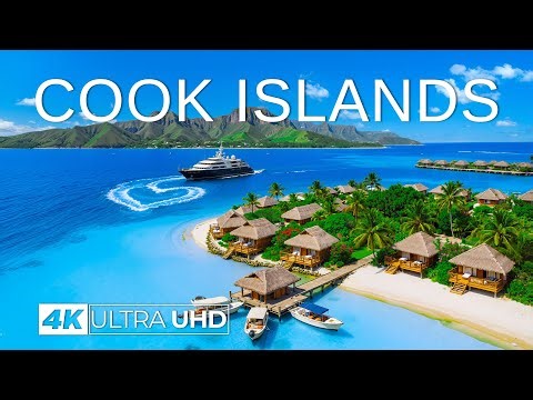 [4K] Cook Islands 2025 🇨🇰 Pristine Beaches & Tropical Lagoons Aerial Views Deep House Chill Music