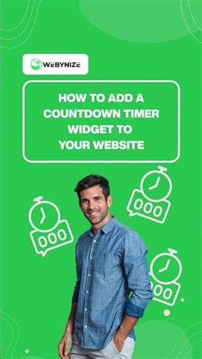 How to add a Countdown Timer widget to your website